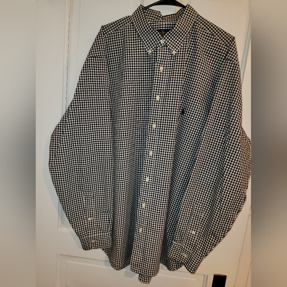 Ralph Lauren Button Down Dress Shirt 2XB (2XL)